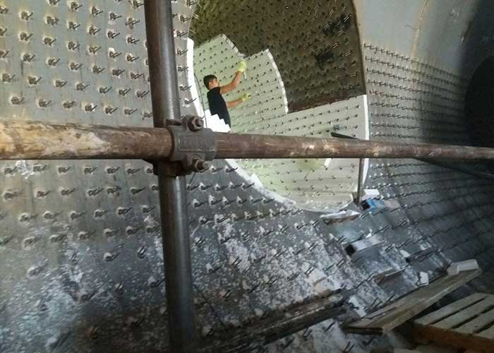 فعالیت اجرایی عملیات نسوزکاری وتعمیرنگهداری