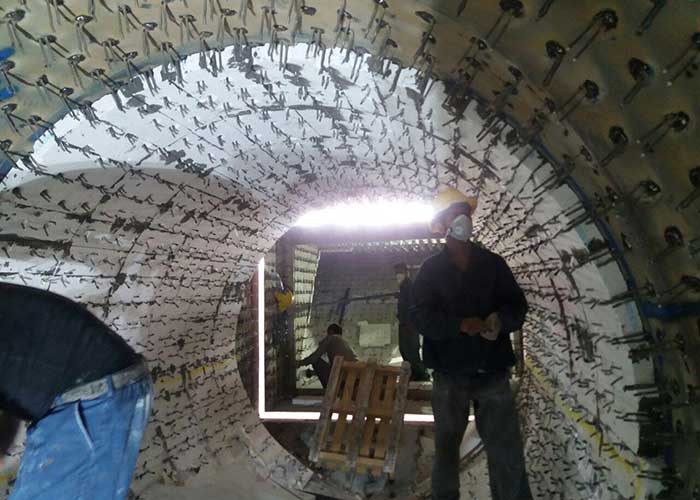 نظارت بر اجرای نسوز